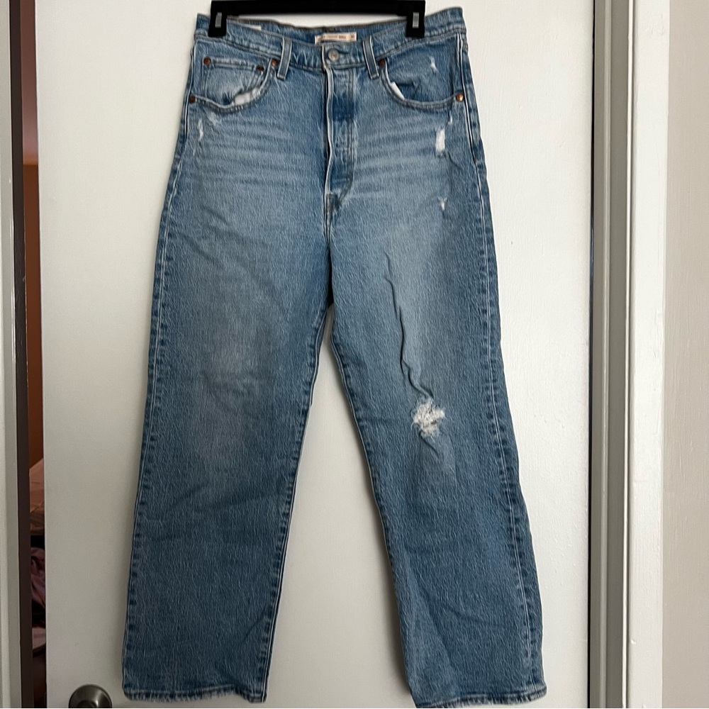 Levi’s Ribcage Straight Ankle jeans